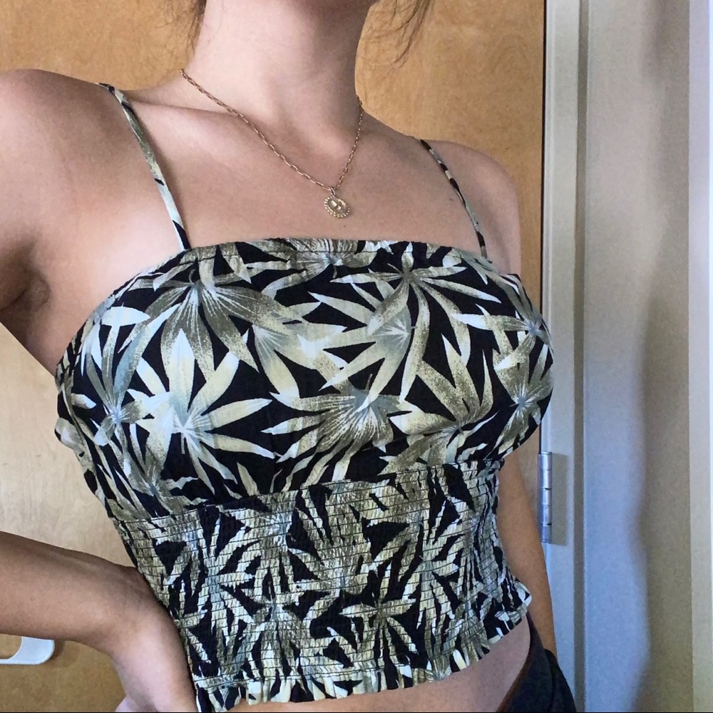 Floral crop top
